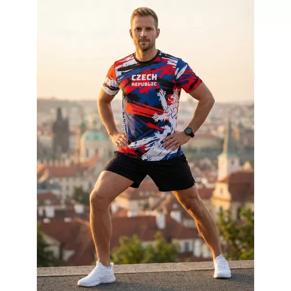  Muška premium funkcionalna majica ALTISPORT x CZE VOJ/ALM036TR01 ČEŠKI 