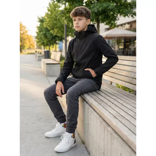  Dječja softshell jakna ALTISPORT NoPrint NP/ALK535 CRNA 