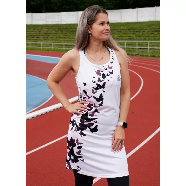  Ženska vrhunska funkcionalna haljina s prslukom ALTISPORT VOJ/ALW022SAT01 BIJELA 