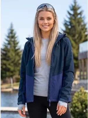 Ženska jakna ALTISPORT NoPrint NP/ALW935 TAMNOPLAVA