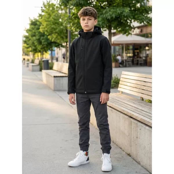  Dječja softshell jakna ALTISPORT NoPrint NP/ALK535 CRNA 