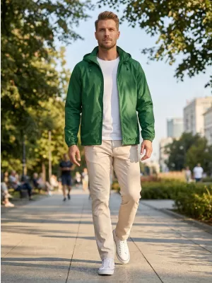 Unisex vjetrovka ALTISPORT NoPrint NP/ALU425 TAMNOZELENE BOJE