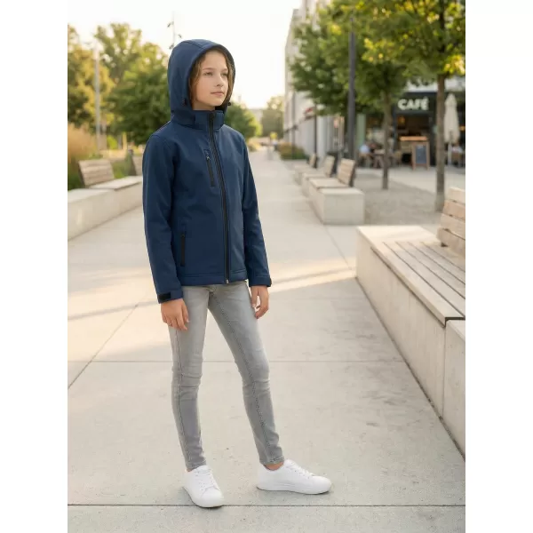  Dječja softshell jakna ALTISPORT NoPrint NP/ALK535 TAMNOPLAVA 