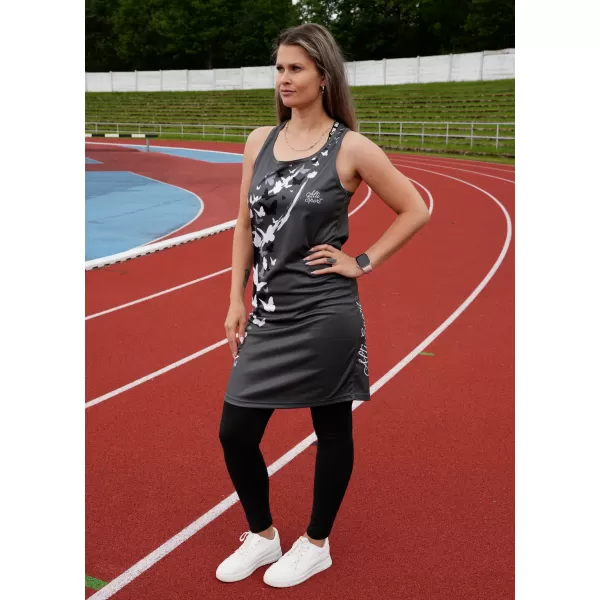  Ženska vrhunska funkcionalna haljina s prslukom ALTISPORT VOJ/ALW022SAT01 SIVA 