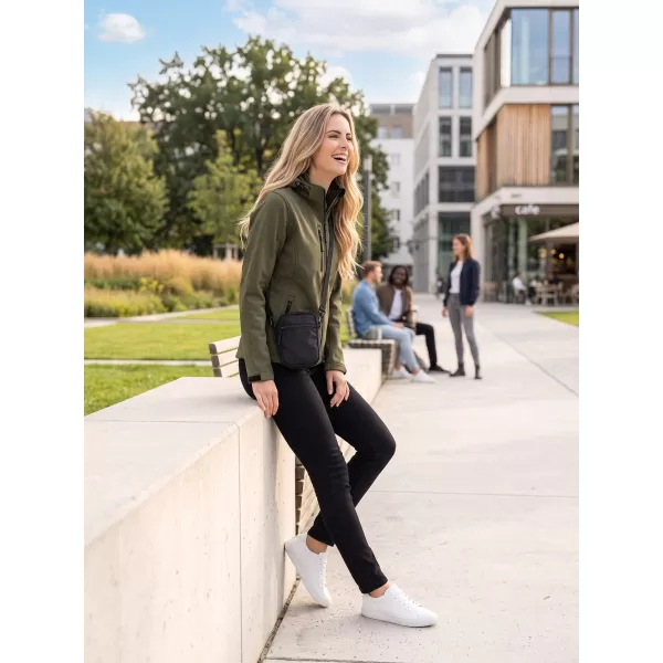  Ženska softshell jakna ALTISPORT NoPrint NP/ALW125 VOJNOG 