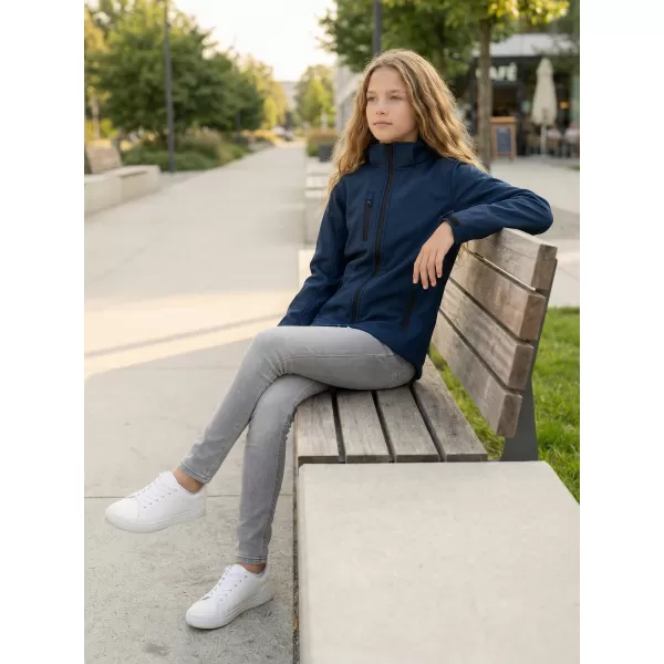  Dječja softshell jakna ALTISPORT NoPrint NP/ALK535 TAMNOPLAVA 