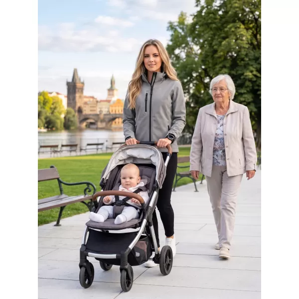  Ženska softshell jakna ALTISPORT NoPrint NP/ALW125 ČELIČNO SIVA 