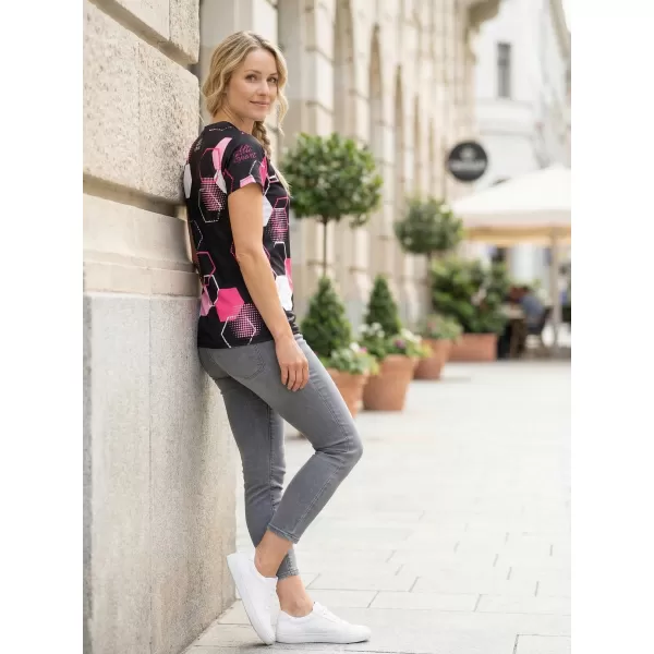  Ženska premium funkcionalna majica ALTISPORT VOJ/ALW037TR01 CRNO RUŽIČASTA 