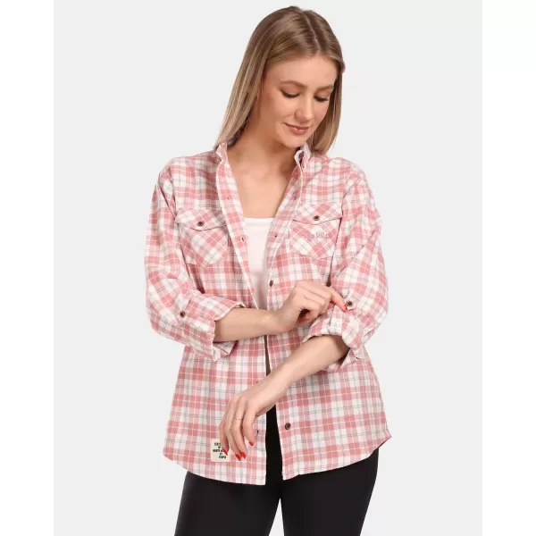  Ženska košulja KILPI FLANNY-W VL0370KI RUŽIČASTA 
