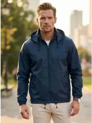 Unisex vjetrovka ALTISPORT NoPrint NP/ALU425 TAMNOPLAVA
