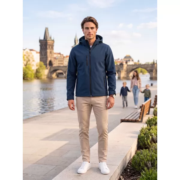  Muška softshell jakna ALTISPORT NoPrint NP/ALM225 TAMNOPLAVA 
