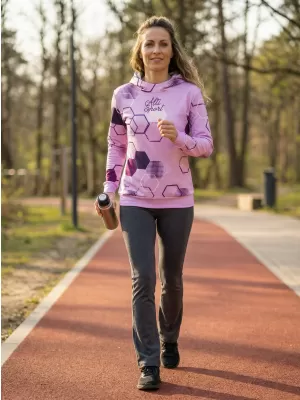 Ženska vrhunska funkcionalna majica ALTISPORT VOJ/ALW037MI01 LILA