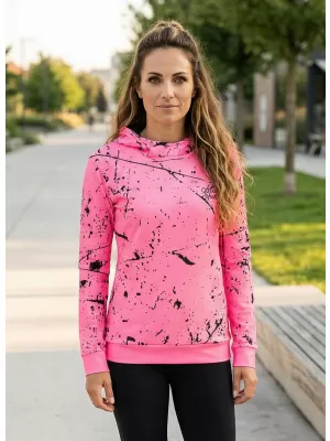 Ženska vrhunska funkcionalna majica ALTISPORT VOJ/ALW034MI01 NEON RUŽIČASTA