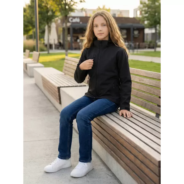  Dječja softshell jakna ALTISPORT NoPrint NP/ALK535 CRNA 