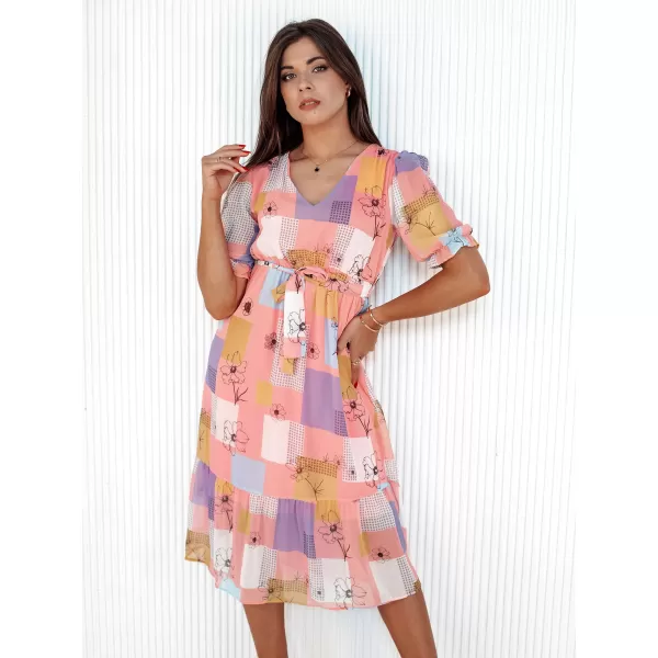  Haljina DSTREET BLOSSOM LOVE EY2522 RUŽIČASTI 