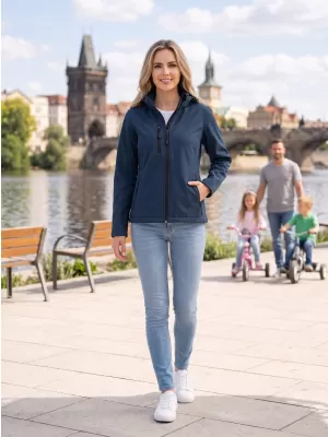 Ženska softshell jakna ALTISPORT NoPrint NP/ALW125 TAMNOPLAVA