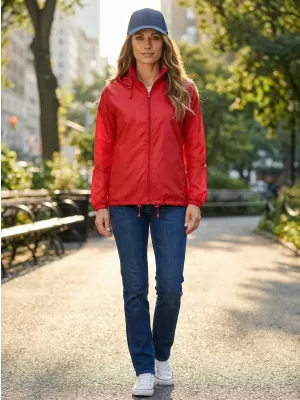 Unisex vjetrovka ALTISPORT NoPrint NP/ALU425 CRVENA