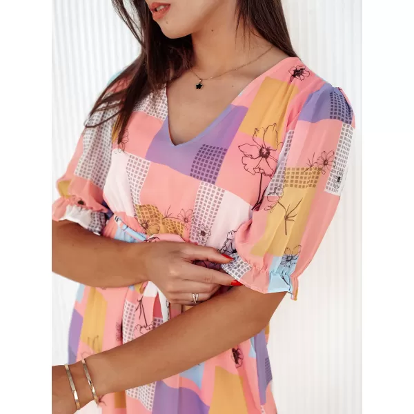  Haljina DSTREET BLOSSOM LOVE EY2522 RUŽIČASTI 