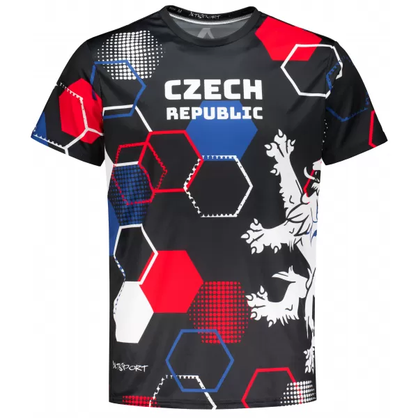  Muška premium funkcionalna majica ALTISPORT x CZE VOJ/ALM036TR01 HEKSA CRNA 