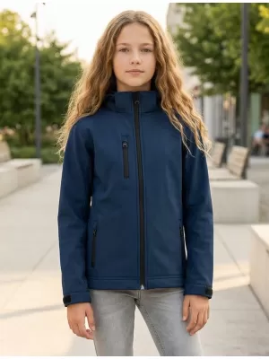 Dječja softshell jakna ALTISPORT NoPrint NP/ALK535 TAMNOPLAVA