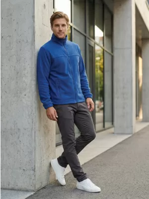 Muška majica od flisa ALTISPORT NoPrint NP/ALM105 KRALJEVSKO PLAVA