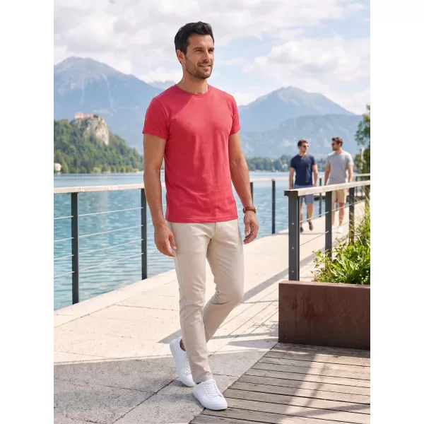  Muška majica kratkih rukava ALTISPORT NoPrint NP/ALM361 CRVENO ISTICANJE 