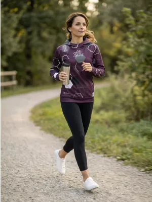 Ženska vrhunska funkcionalna majica ALTISPORT VOJ/ALW037MI01 LJUBIČASTA