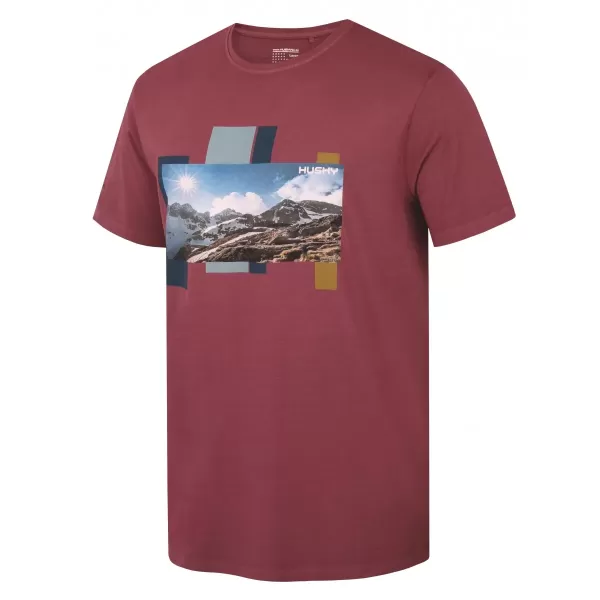  Košulja HUSKY TEE SKYLINE M KLARET 