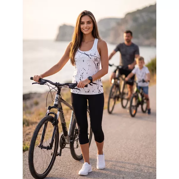 Ženska premium funkcionalna majica bez rukava ALTISPORT VOJ/ALW034TIL01 BIJELA 