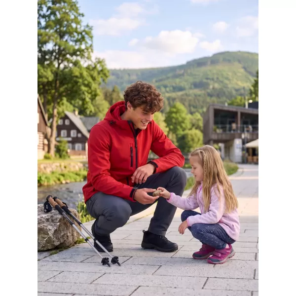  Muška softshell jakna ALTISPORT NoPrint NP/ALM225 CRVENA 