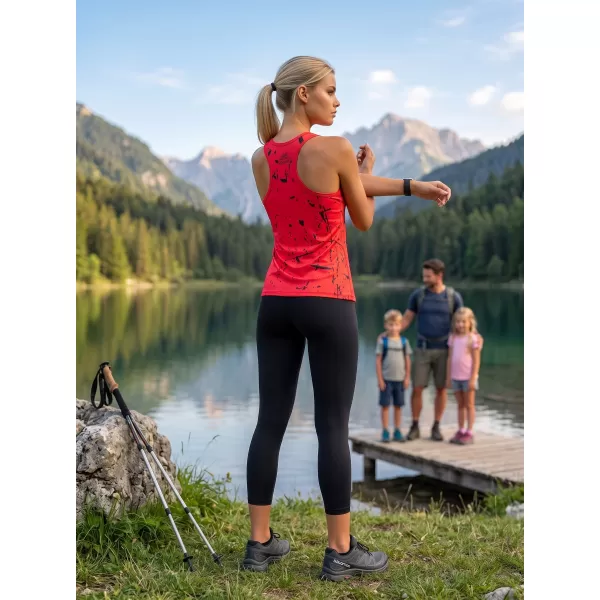  Ženska premium funkcionalna majica bez rukava ALTISPORT VOJ/ALW034TIL01 CRVENA 