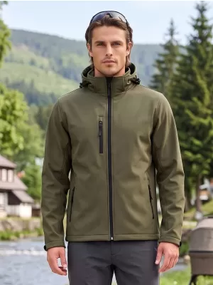 Muška softshell jakna ALTISPORT NoPrint NP/ALM225 VOJNOG