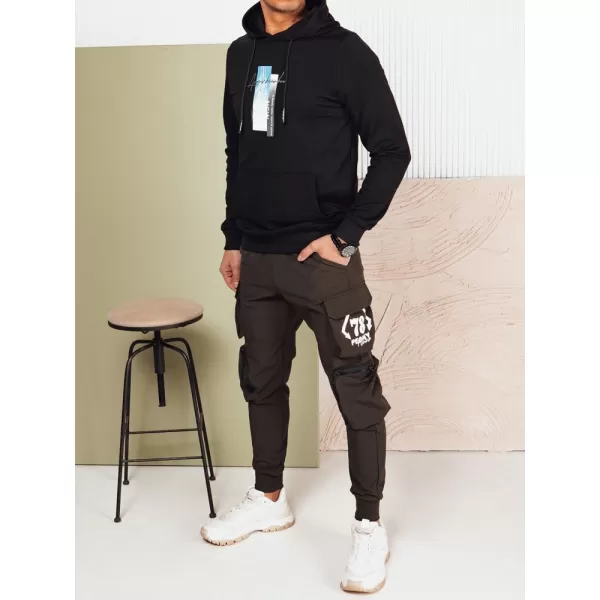  Muška dukserica DSTREET BX5725 CRNI 