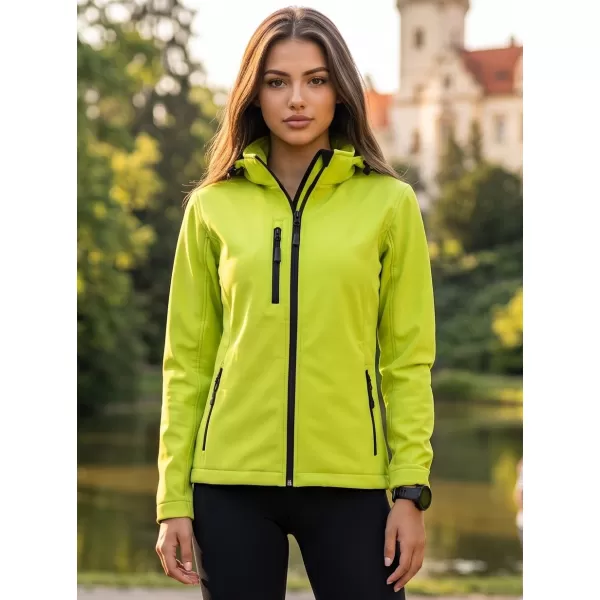  Ženska softshell jakna ALTISPORT NoPrint NP/ALW125 VAPNO 