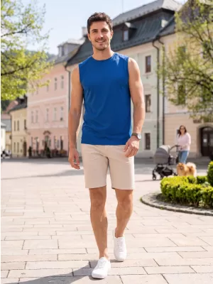 Muška funkcionalna majica bez rukava ALTISPORT NoPrint NP/ALM028 KRALJEVSKO PLAVA