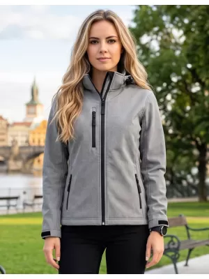 Ženska softshell jakna ALTISPORT NoPrint NP/ALW125 ČELIČNO SIVA