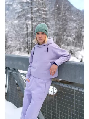 Ženska pamučna trenirka NORDBLANC BOYFRIEND NBSPL7888 LJUBIČASTA