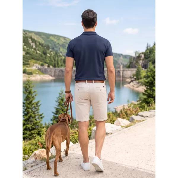  Muška majica s kragnom ALTISPORT NoPrint NP/ALM712 TAMNOPLAVA 