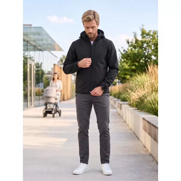  Muška softshell jakna ALTISPORT NoPrint NP/ALM225 CRNA 