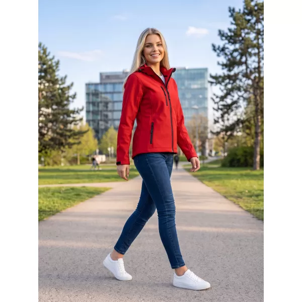 Ženska softshell jakna ALTISPORT NoPrint NP/ALW125 CRVENA 