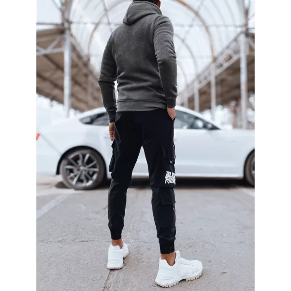  Muška dukserica DSTREET BX5705 TAMNO SIVA 