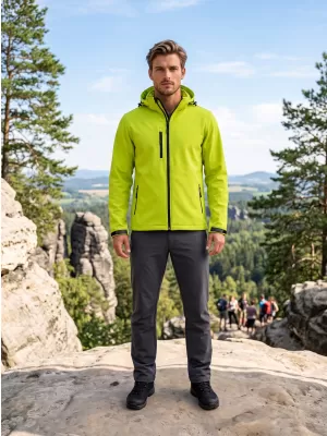 Muška softshell jakna ALTISPORT NoPrint NP/ALM225 VAPNO