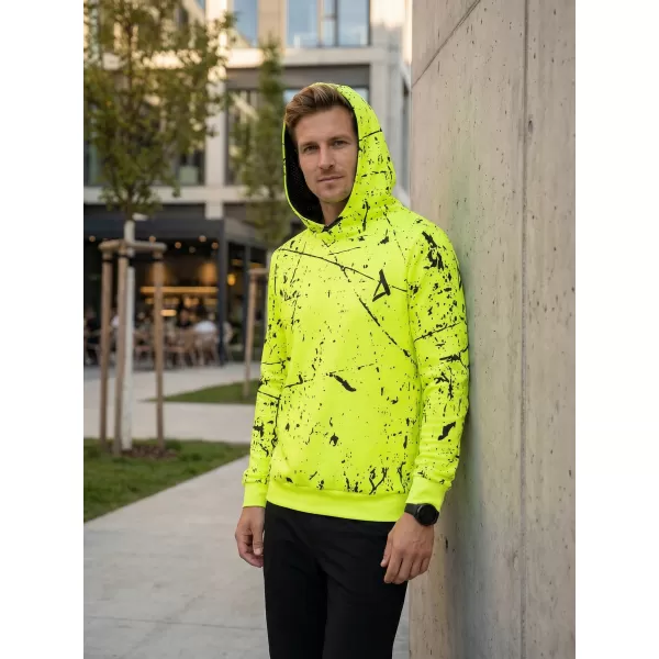  Muška premium funkcionalna majica ALTISPORT VOJ/ALM034MI01 NEON ŽUTA 