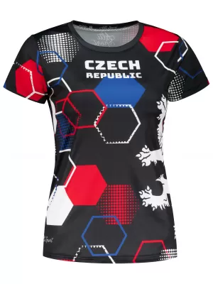 Ženska premium funkcionalna majica ALTISPORT x CZE VOJ/ALW036TR01 HEKSA CRNA