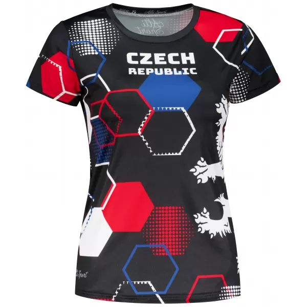 Ženska premium funkcionalna majica ALTISPORT x CZE VOJ/ALW036TR01 HEKSA CRNA 