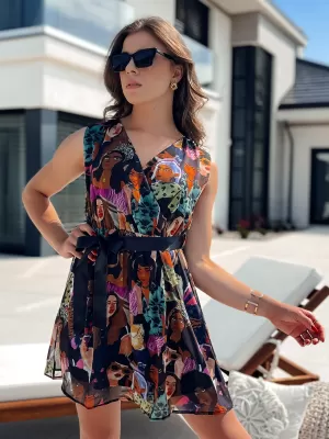 Haljina DSTREET ISABELLA EY2503 CRNI