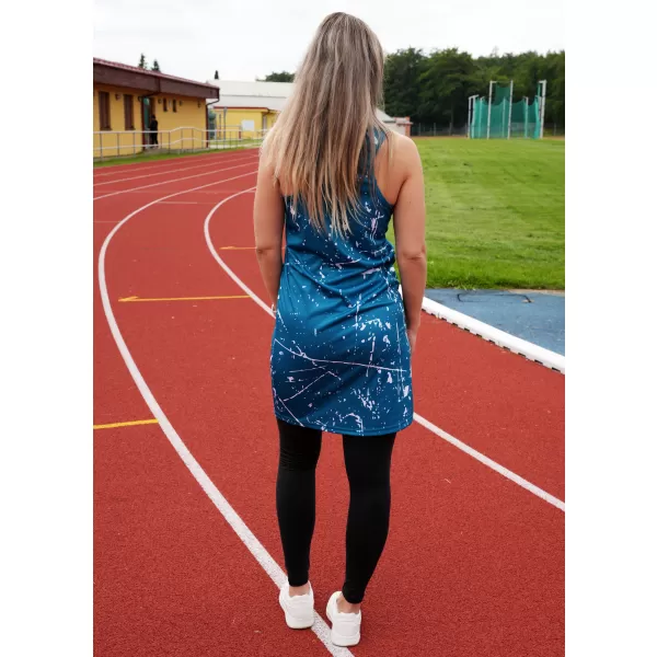  Ženska vrhunska funkcionalna haljina s prslukom ALTISPORT VOJ/ALW034SAT01 SMARAGD 