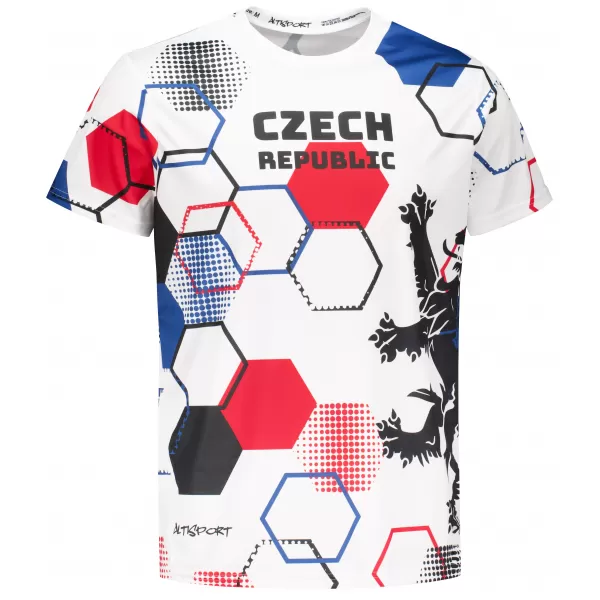  Muška premium funkcionalna majica ALTISPORT x CZE VOJ/ALM036TR01 HEKSA BIJELA 