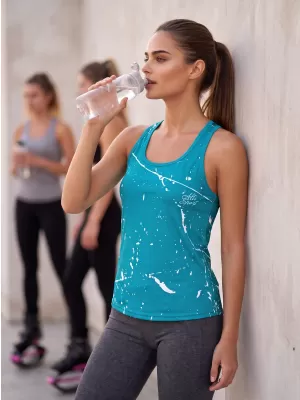 Ženska premium funkcionalna majica bez rukava ALTISPORT VOJ/ALW034TIL01 SMARAGD