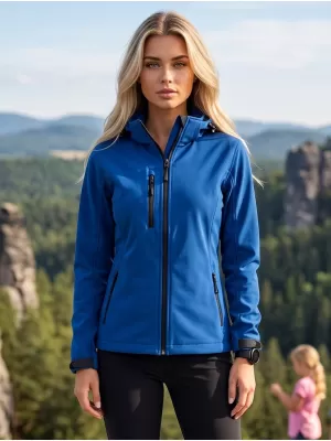 Ženska softshell jakna ALTISPORT NoPrint NP/ALW125 KRALJEVSKO PLAVA